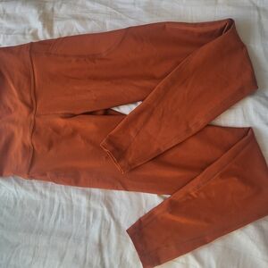 Old Navy Orange Leggings Full-Length Comfort
